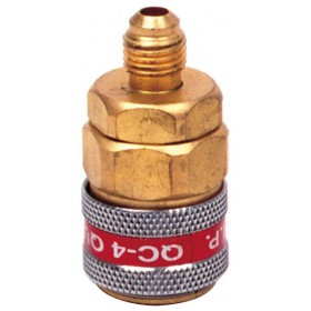 Conexión rápida R-9134A de alta 1/4" SAE a 1/2" para R134a