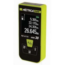 Medidor distancia laser digital METRICA DOUBLE MINI 30m