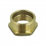 Reducción con valona hex agonal hembra-macho latón 1/4" a 3/8"