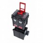 Caja y baúl de herramientas de plástico con ruedas MERCATOOLS COMPACT TROLLEY BOX 495x360x170mm