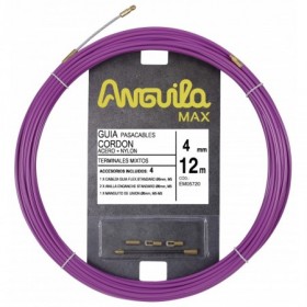 Rollo 22m guía pasacables ACERO+NYLON ANGUILA MAX Ø4mm
