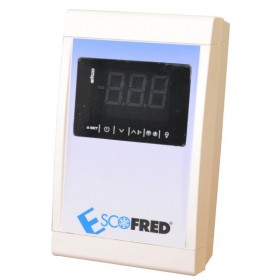 MINI CUADRO DE SERVICIO ELECTRICO EN PVC CON CAJA CESB-MR3 MINI CON CONTROL EVCO EVJ205 CON SONDA INCLUIDA
