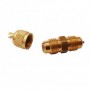 VALVULA OBUS ROSCAR 1/4" CON TAPON LLAVE