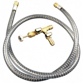 Kit de vacío WIGAM IPERVAC-4 de un 1/4" con extractor y manguera IPERVAC de 1500mm