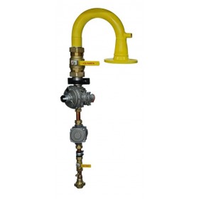Armario  MPB para G40 en FIG I de membrana Ps: 22 mbar Q: 65 Nm3/h con máx. y min. MERCAGAS A40NGB