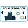 Bolsa básica amortiguación suelo B15 con 4 antivibradores ST03 alto 75mm
