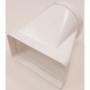 Cambio seccion plano 75x150mm a Ø120mm PVC BLANCO
