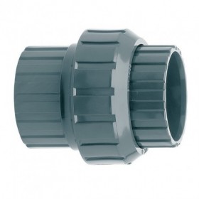 Enlace 3 piezas PVC hembra-hembra encolar Ø32mm
