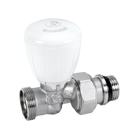Válvula radiador Giacomini termostatizable recta para adaptador 1/2"x16  R432TG