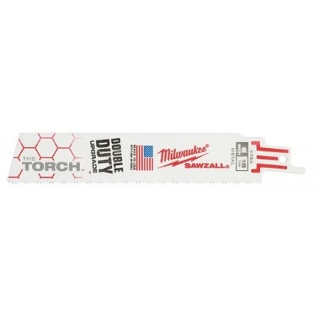 Pack 5 hojas sierra MILWAUKEE THI longitud 150mm 10tpi