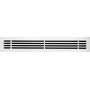 Reja lineal ESCOCLIMA REL 400X150mm acabado plata mate