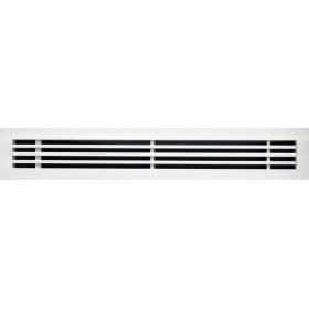 Reja lineal ESCOCLIMA REL 400X150mm acabado plata mate