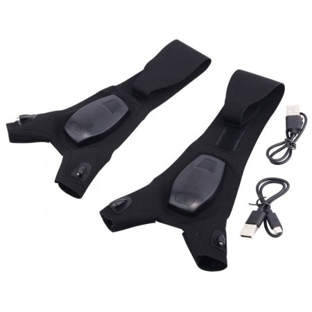 Guantes con luz led recargables usb MERCATOOLS