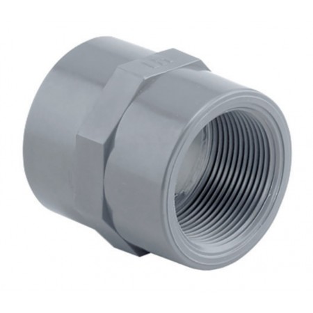 Manguito PVC encolar/roscar hembra Ø32x1"