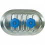 Trampilla acceso e inspección curva conducto circular TAC-20/10 200x100mm Ø300mm a Ø355mm
