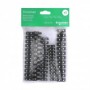 Bolsa 5uds regletas de conexiones eléctricas 12 polos negras SCHNEIDER 4-6-10(x2)-16mm²