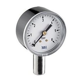 Manómetro Ø50mm con acople para vaso expansion 0 a 6bar