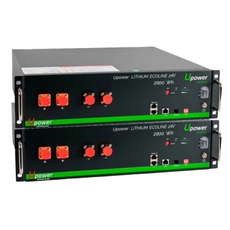 Batería litio UPOWER tipo rack 24V 2900Wh