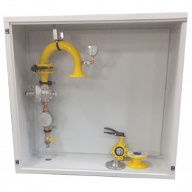 Conjunto  MPA para G65 en FIG I de membrana Ps: 22 mbar Q: 100 Nm3/h con máx. y min. MERCAGAS C65NGA