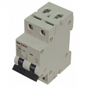 Interruptor magnetotérmico 2P 40A 6kA VOLTIMERC 3RA1