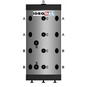 INTERACUMULADOR DE INERCIA IDROGAS RIGID INR 300 6 BAR