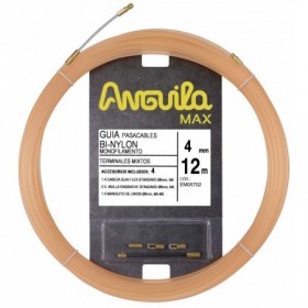 Rollo 12m guía pasacables NYLON MONOFILAMENTO ANGUILA Ø4mm