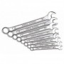 Juego 8 uds Llaves fijas planas combinadas MERCATOOLS 8 a 19mm