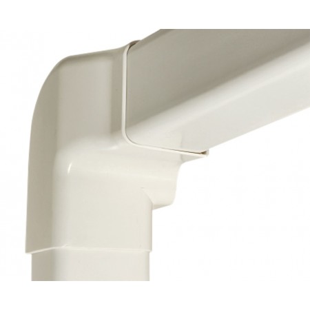 Codo vertical ángulo BC 80x60mm izquierda ESCCONDUCT