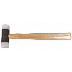 Maza de nylon con mango de madera MERCATOOLS Ø34mm