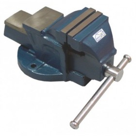 Tornillo de banco base fija MERCATOOLS 125mm