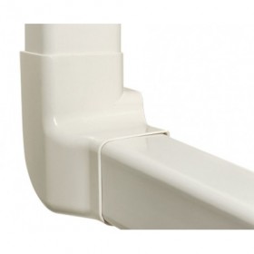 Codo vertical ángulo BC 80x60mm derecha ESCCONDUCT