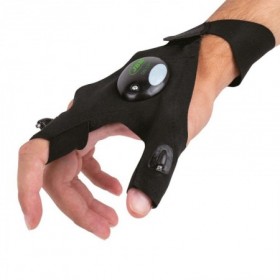 Guante con linterna recargable