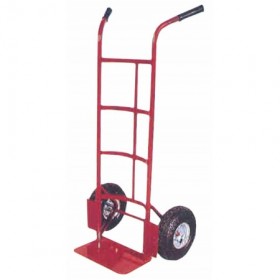 Carretilla de transporte manual de acero con ruedas neumáticas MERCATOOLS 100kg