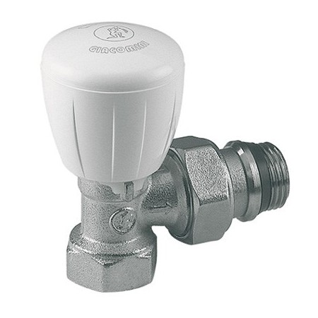 Válvula radiador Giacomini termostatizable escuadra R421TG 3/4"macho-hembra