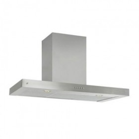 Campana cocina decorativa S&P BOX-900 E INOX anchura 900mm Ø150mm