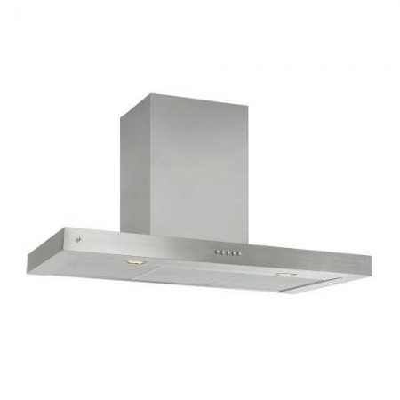 Campana cocina decorativa S&P BOX-900 E INOX anchura 900mm Ø150mm