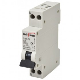 Interruptor magnetotérmico 1P+N 25A 4.5kA VOLTIMERC 3RA1
