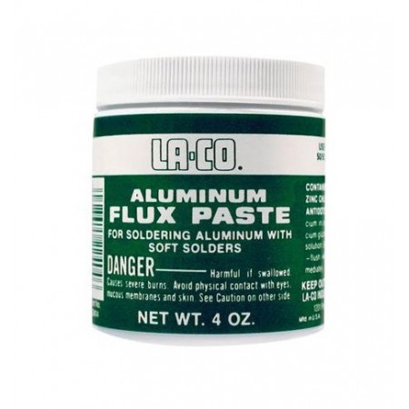 Bote de decapante en pasta para soldadura de aluminio 4oz