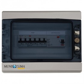 Caja protecciones fotovoltaica MUNDOCLIMA SOLAR vehículo eléctrico trifásica hasta 22000W