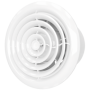 Extractor baño frontal circular blanco MUNDOFAN CIR-MU 4  Ø100mm