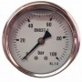 Manómetro glicerina Ø63mm horizontal 1/4" 0 a 100bar