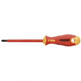 Destornillador punta pozidriv PZ2x100 aislado FELO ERGONIC®