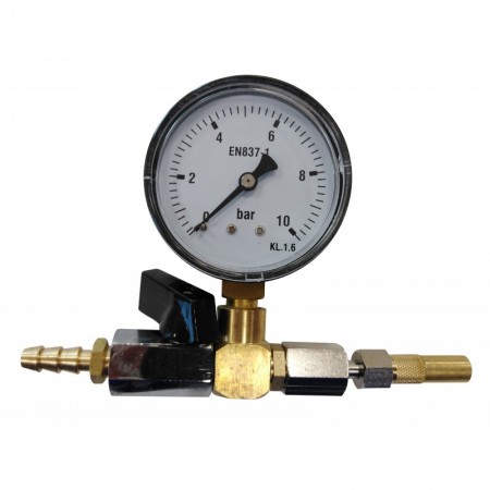 KIT COMPROBACION ESTANQUEIDAD MPB CON COMPROBADOR PETERSON Y MANOMETRO 0-10 BAR