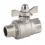 VALVULA ESFERA INOX. 2 PIEZAS PN-63 M-H 1/4" MANDO MARIPOSA