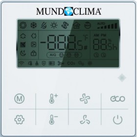 Control remoto cableado de pared para aire acondicionado MUNDOCLIMA ZKX-C/T/A-06TW conexión WIFI