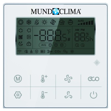 Control remoto cableado de pared para aire acondicionado MUNDOCLIMA ZKX-C/T/A-06TW conexión WIFI
