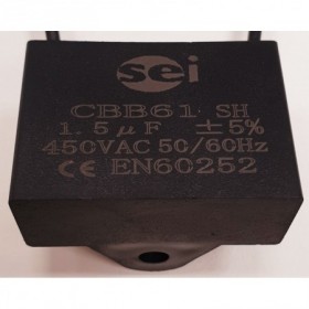 Minicondensador arranque motores monofásicos 1.5µF