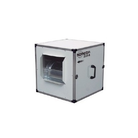 Caja ventilacón perfilería alumino centrífuga motor directo SODECA CJBD/AL 2525-6M 1/5CV