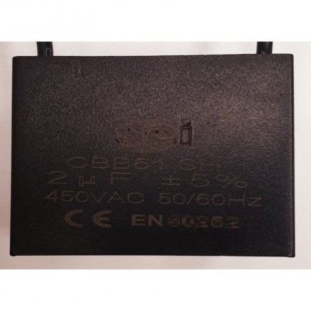 Minicondensador arranque motores monofásicos 2µF