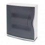 Caja distribución eléctrica de superficie puerta transparente 24 módulos VOLTIMERC NV IP40